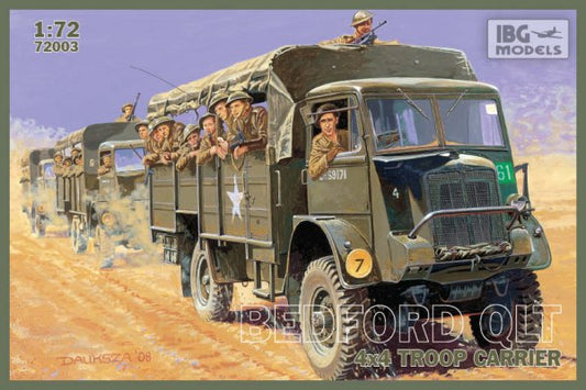 IBG Models 72003 1:72 Bedford QLT 4x4 Troop Carrier