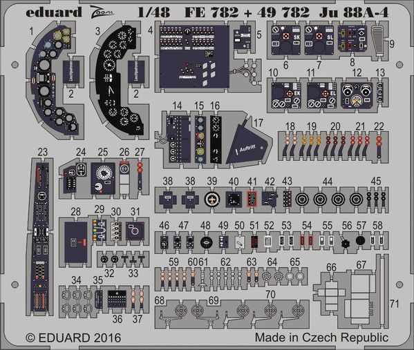 Eduard 49782 1:48 Junkers Ju-88A-4 interior