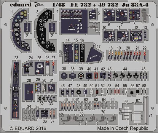 Eduard 49782 1:48 Junkers Ju-88A-4 interior