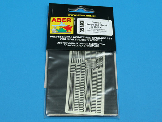 Aber 35A093 1:35 German Clamps & Clasps (2 types)