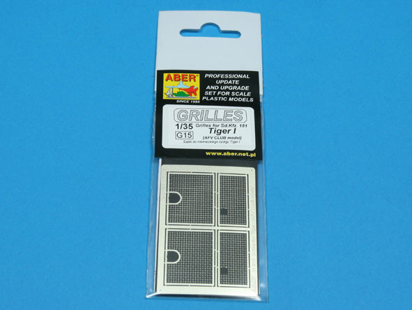 Aber 35G15 1:35 Grilles for Pz.Kpfw.VI Tiger I Sd.Kfz.181
