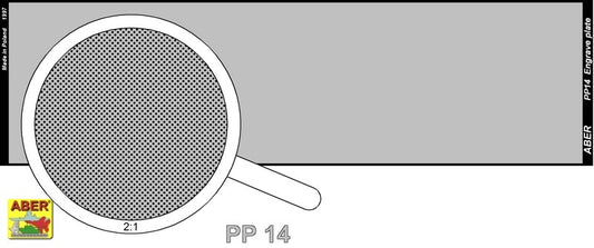 Aber PP14 1:35 Engraved Plate (140 x 39 mm) - Pattern 14