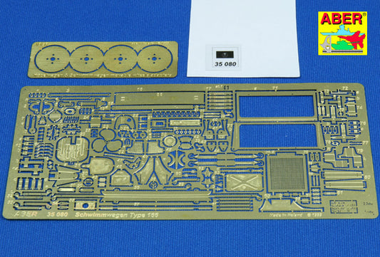 Aber 35080 1:35 Schwimmwagen Type 166 for Tamiya