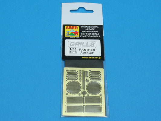 Aber 35G02 1:35 Grilles for Pz.Kpfw.V Panther Ausf.G/Ausf.F