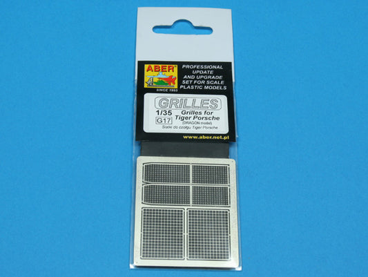 Aber 35G17 1:35 Grilles for Pz.Kpfw.VI King Tiger Sd.Kfz.182 with 'Porsche' Turret