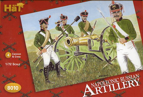 HAT Industrie 8010 1:72 Napoleonic Russian Artillery