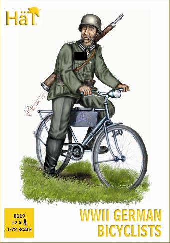 HAT Industrie 8119 1:72 WWII German Bicyclists