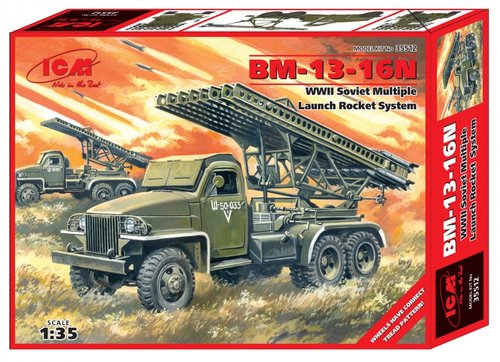 ICM 35512 1:35 Soviet BM-13-16N Rocket Launcher