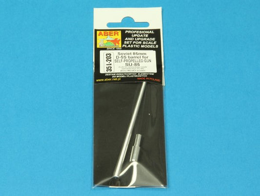 Aber 35L203 1:35 Soviet 85mm D-5S Barrel for SU-85