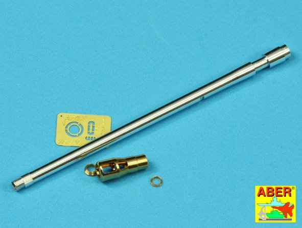 Aber 35L202 1:35 Soviet 76,2mm ZiS-3 Barrel for SU-76M Self-Propelled Gun