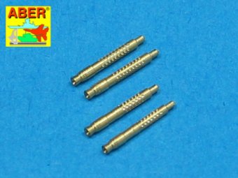 Aber A48011 1:48 Set of 4 Barrel Tips for German 13mm MG.131 Aircraft Machine Gun