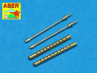 Aber A48017 1:48 Set of 2 cal .50 (12,7mm) Standard Barrels for U.S. Aircraft Machine Guns Browning M2