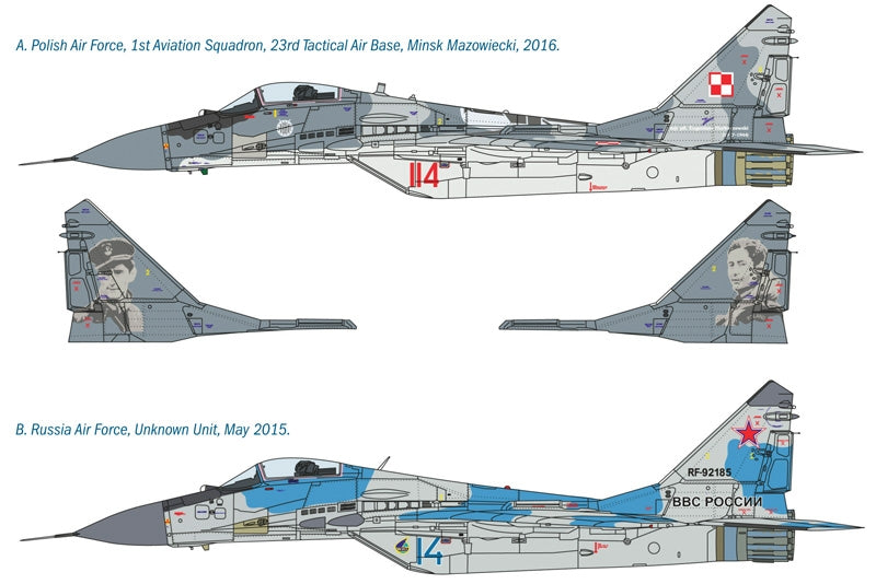 Italeri 1377 1:72 Mikoyan MiG-29A Fulcrum