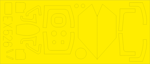 Eduard EX526 1:48 Mikoyan MiG-21MF with canopy seal