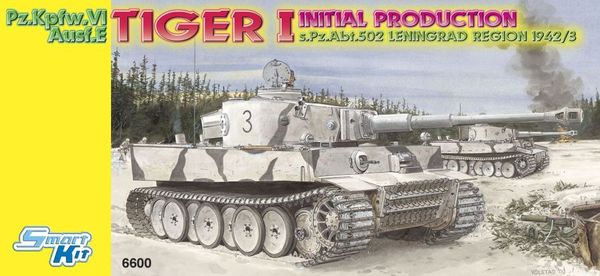 Dragon 6600 1:35 Pz.Kpfw.VI Ausf.E Tiger 1 Initial Production s.Pz.Abt 502 Mishkino 1943