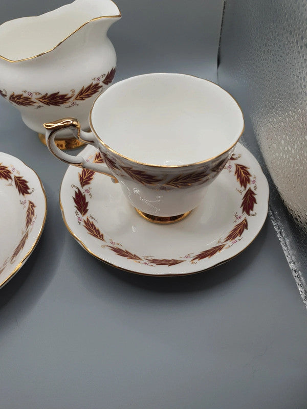 Vintage - Paragon Fine Bone China - 2 cups and saucers and a Milk Jug