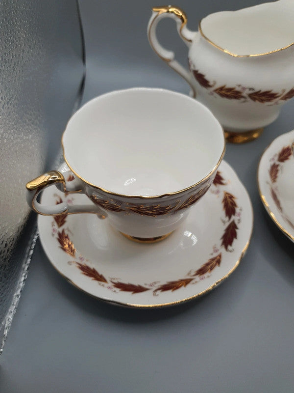 Vintage - Paragon Fine Bone China - 2 cups and saucers and a Milk Jug