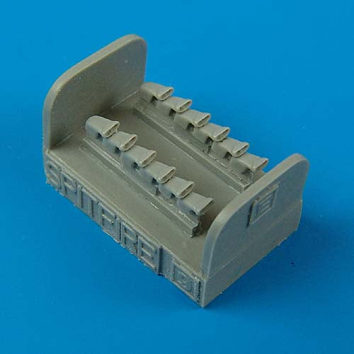 Quickboost (by Aires) 72184 1:72 Supermarine Spitfire Mk.IX exhausts - Fishtail