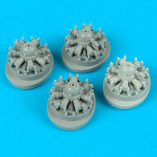 Quickboost (by Aires) 72050 1:72 Consolidated B-24 Liberator engines (4 pcs)
