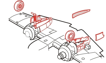 CMK 4094 1:48 Henschel Hs-129B Undercarriage