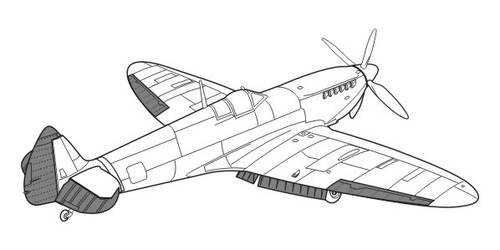 CMK 4104 1:48 Supermarine Spitfire Mk.IX Exterior