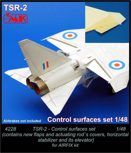 CMK 4228 1:48 BAC TSR-2 Control Surfaces Set