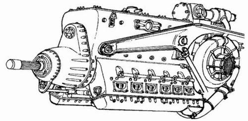 CMK 4045 1:48 Daimler-Benz DB-603 Engine Set