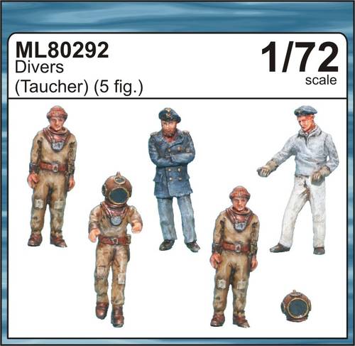 CMK Maritime Line ML80292 1:72 Divers (5 figs.)