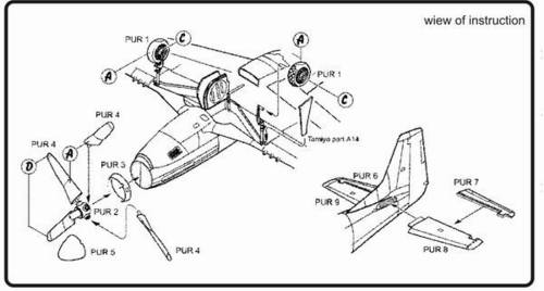 CMK 7065 1:72 North-American P-51D Mustang Exterior