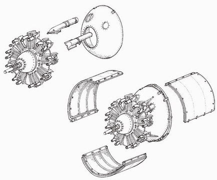 CMK 7072 1:72 Vickers Wellington Mk.Ic Engine Set