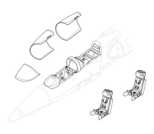 CMK 7083 1:72 Aero L-39C/ZA Albatross Interior Set