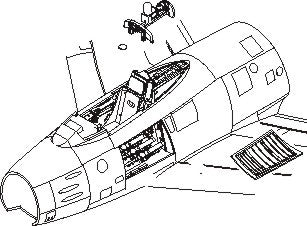 CMK 7112 1:72 North-American F-86F Sabre Interior