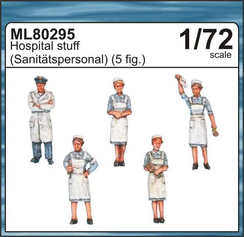 CMK Maritime Line ML80295 1:72 Hospital Staff (5 figs.)