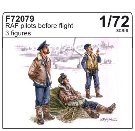 CMK F72079 1:72 RAF Pilots WWII Before Flight (3 figs.)