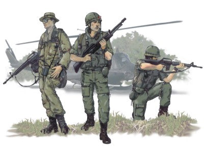 CMK F72111 1:72 US Airborne Vietnam War (3 figs.)