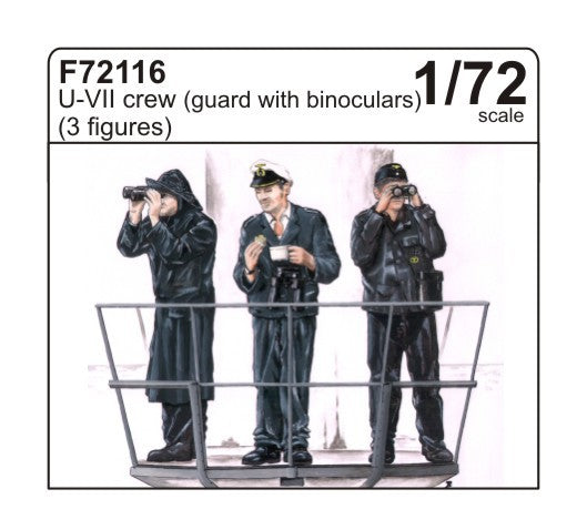 CMK F72116 1:72 Crew for U-Boat Type VIIc (3 figs.)