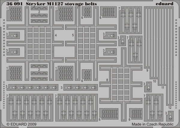 Eduard 36091 1:35 M1127 Stryker Stowage Belts