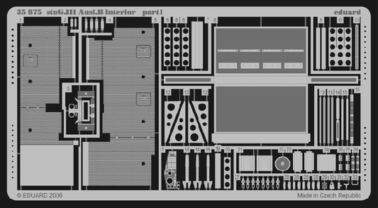 Eduard 35875 1:35 Sturmgeschutz/StuG.III Ausf.B Interior