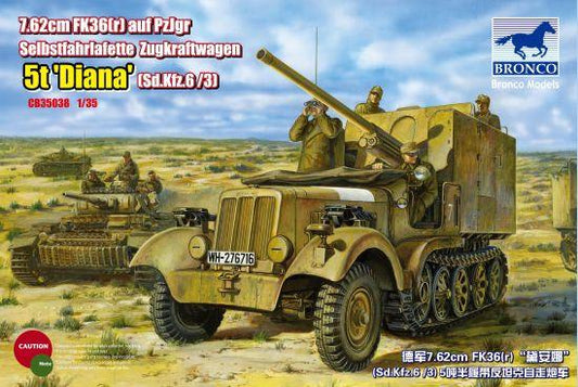 Bronco Models CB35038 1:35 Sd.Kfz.6 5t Diana