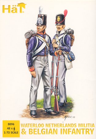 HAT Industrie 8096 1:72 Napoleonic Royal Netherlands Militia & Belgian Infantry