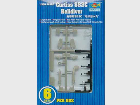 Trumpeter 06211 1:350 Curtiss SB2C Helldiver (6 per box)