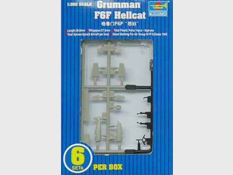 Trumpeter 06210 1:350 Grumman F6F Hellcat (6 per box)