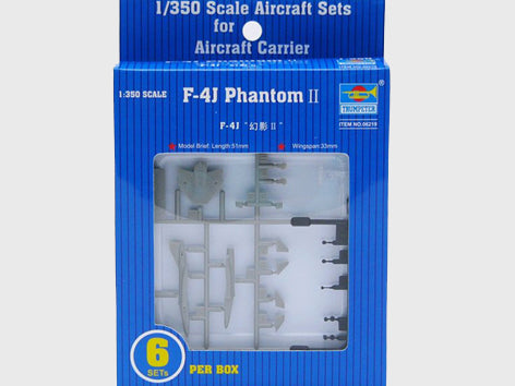 Trumpeter 06219 1:350 McDonnell F-4J Phantom (6 per box)