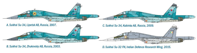 Italeri 1379 1:72 Sukhoi Su-34/Su-32 FN Fullback