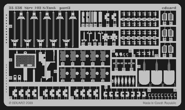 Eduard 35538 1:35 Swedish Strv.103 S-Tank Set 1