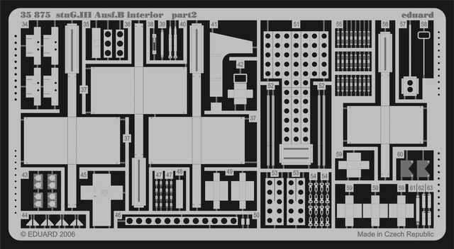 Eduard 35875 1:35 Sturmgeschutz/StuG.III Ausf.B Interior