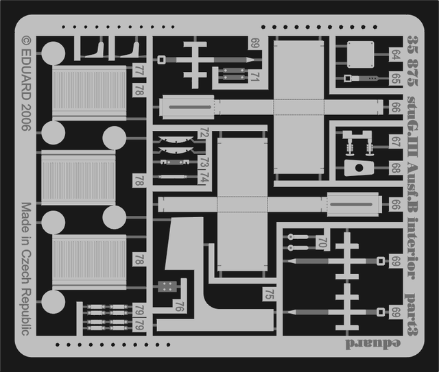 Eduard 35875 1:35 Sturmgeschutz/StuG.III Ausf.B Interior