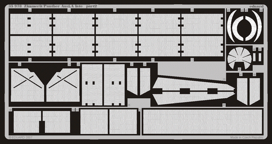 Eduard 35978 1:35 Zimmerit Pz.Kpfw.V Panther Ausf.A late