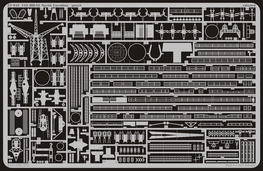 Eduard 53018 1:350 USS North Carolina BB55