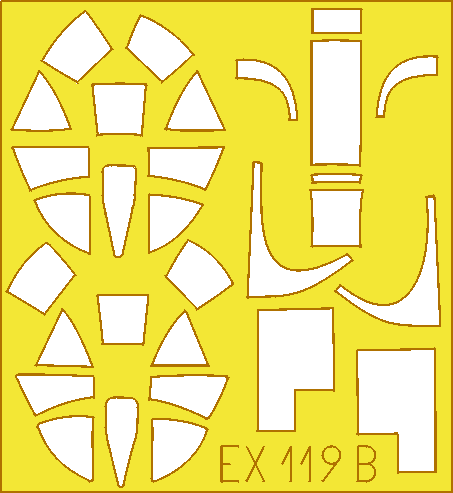 Eduard EX119 1:48 North-American B-25J Mitchell